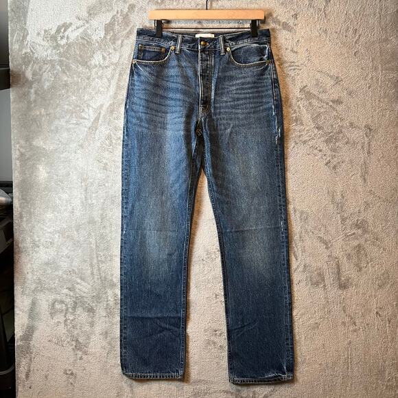 Alexa Chung for Madewell High-Rise Straight Jean in Allendale Wash Size 28 New - Picture 1 of 9
